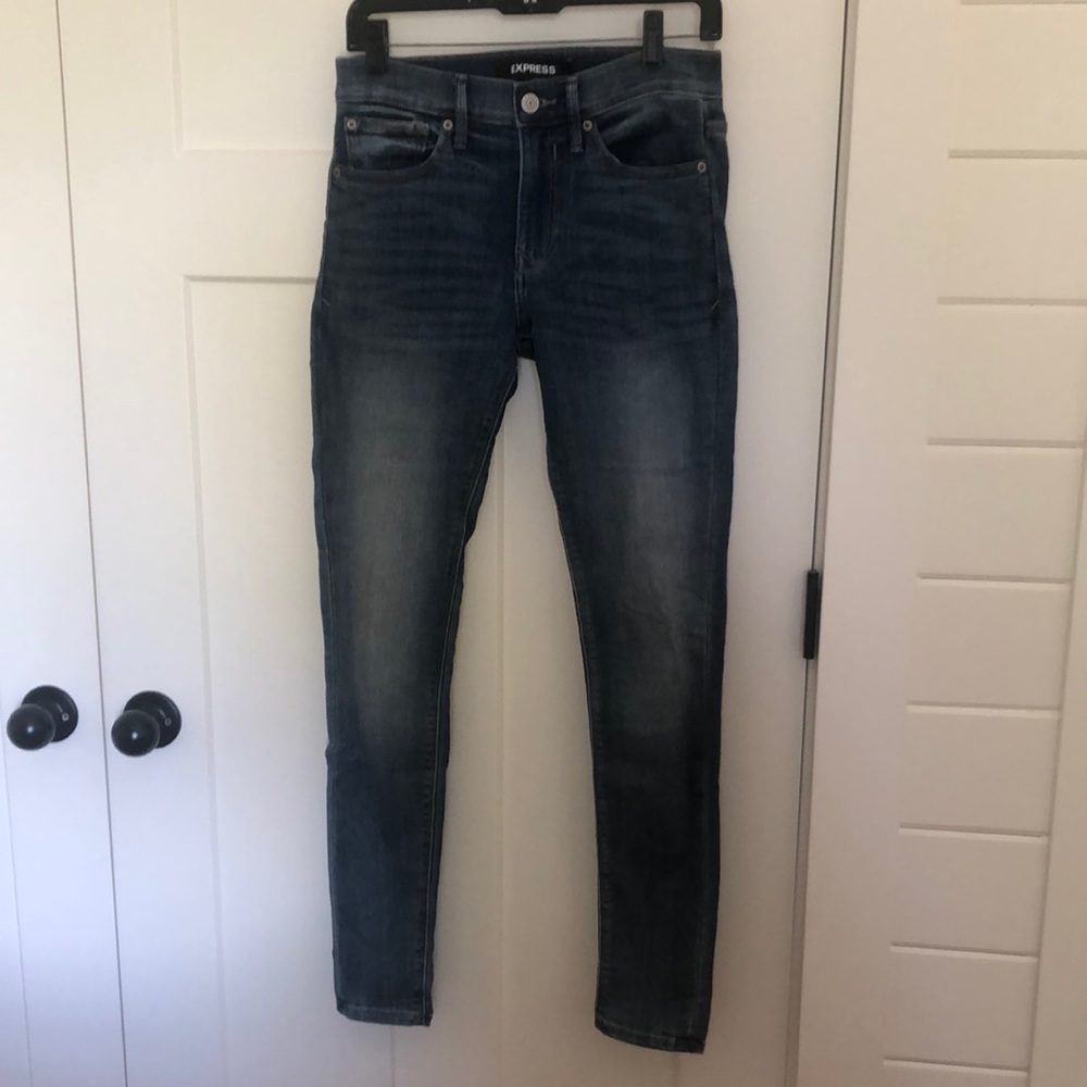 Express Mid Rise Legging Jeans